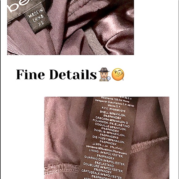 BEBE CHARCOAL SUMMER DRESS - Picture 7 of 7